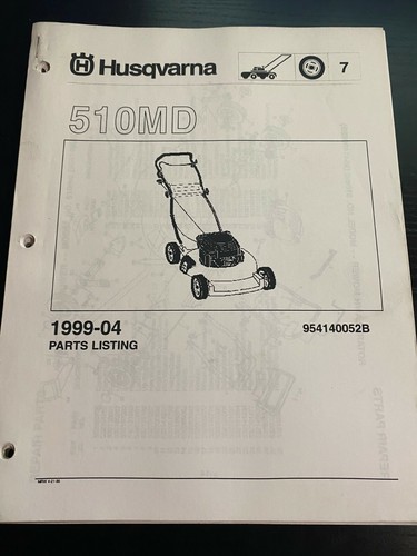 Elenco ricambi husqvarna 510 - elenco,