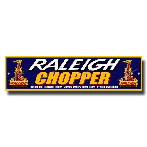 Raleigh chopper metal display - chopper,