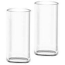 2 Pcs Vaso in Trasparente