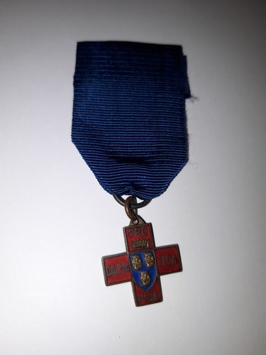 Medaglia croce pro - croce, dalmatica