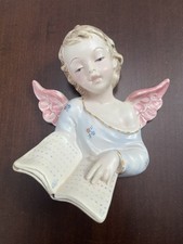 ANGELO CHERUBINO DA APPENDERE IN CERAMICA VINTAGE ANNI '60 13X14X6 cm CIRCA