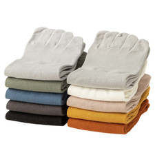 5 Pairs Men Cotton Mid Calf