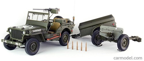 Jeep willys avec remorque - willys, +