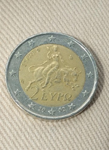 Moneta euro grecia 2002 - 2,