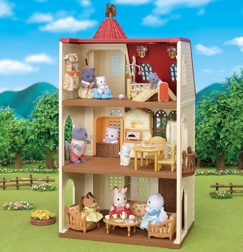Sylvanian families casa con - families,