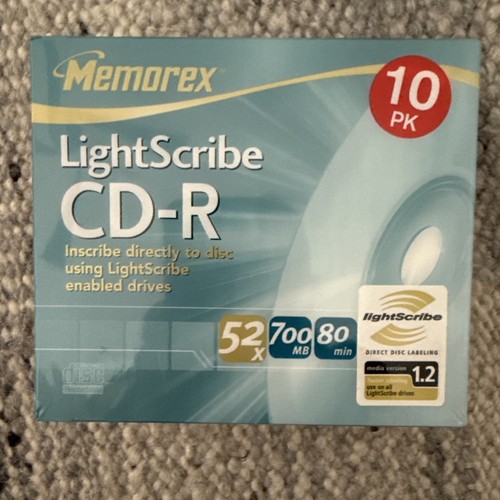 Memorex lightscribe 52x - memorex,