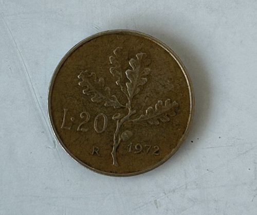 Moneta usata 20 lire - da,