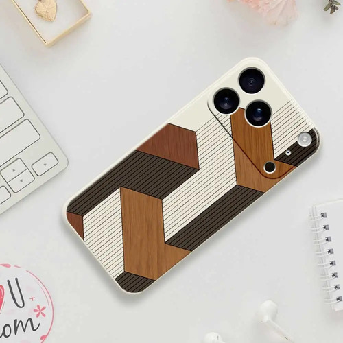 Custodia legno geometrica - , per