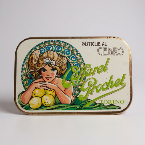 Scatola latta pastiglie di - scatola,