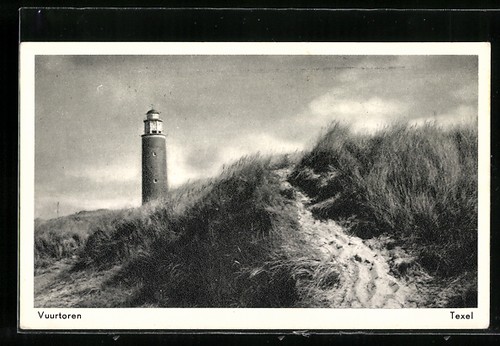 Cartolina texel vuurtoren - texel,,