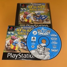 3, 2, 1 La Prima Corsa Dei Puffi Ps1 Gioco Multilingua Ita Completo