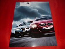 BMW M5 E60 Berlina M6 E63 Coupè Brochure Depliant Folletto dal 2/2005