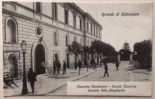 Cartolina catanzaro caserma - cartolina,