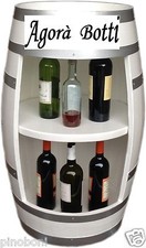 Botti/botte Cantinetta bianca con mensola interna