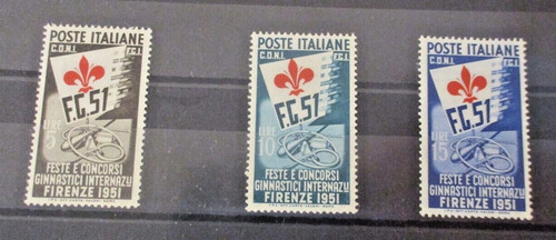 1951 giochi ginnici - giochi, firenze