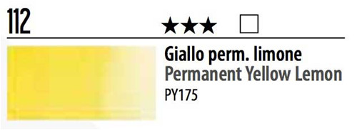 Giallo permanente limone - giallo,