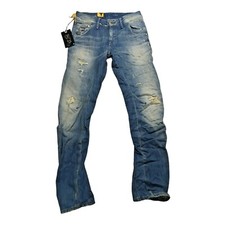Jeans denim donna grezzi G-STAR taglia XS 8 W25 L32 affusolati Sun Destroy prezzo consigliato £ 124,99