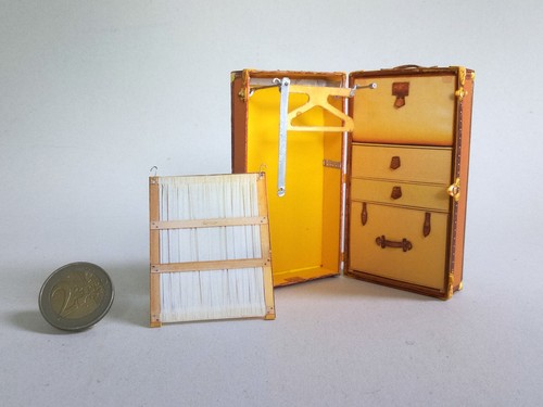 Antico baule armadio carta - baule,