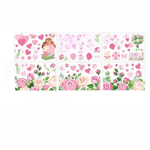Fiore farfalla statica cling - farfalla,