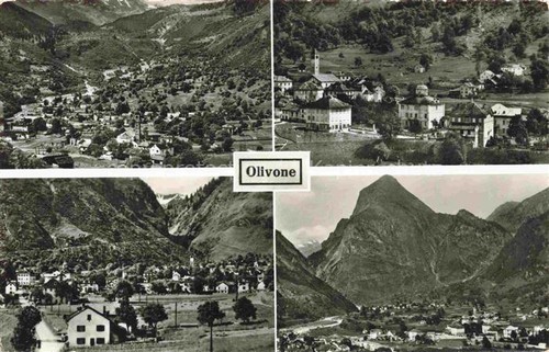 Olivone villaggio panorama - ti,