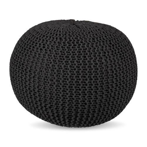 Pouf relaxdays lavorato a - pouf,