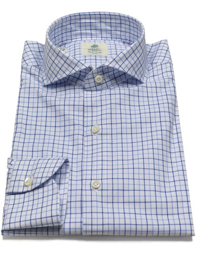 Camicia luigi borrelli blu - camicia,