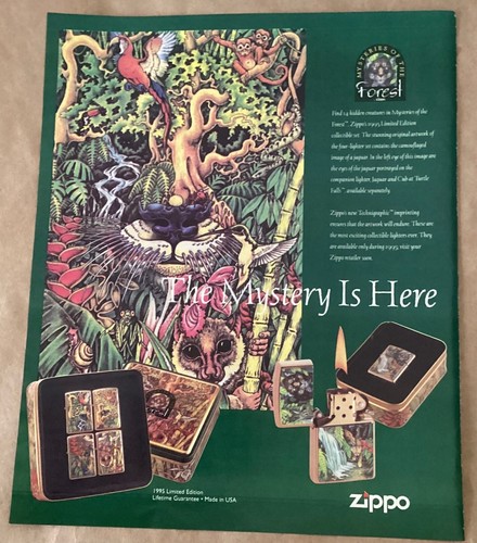 Zippo stampa annuncio 1995