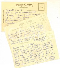 1948 W. F. JACKSON KNIGHT loda il libro di un amico *Cartoline autografe