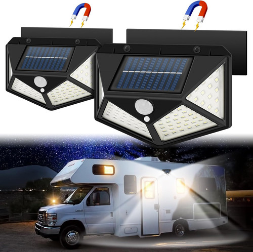 Solar porch light - rv,