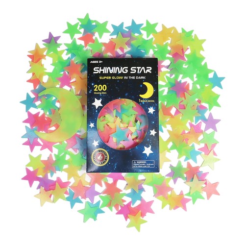 Stelle fluorescenti adesive - stelle,