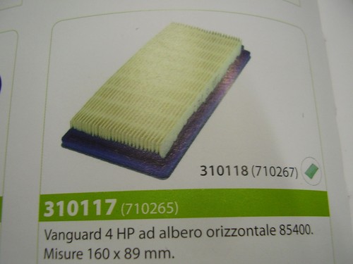 Filtro aria motore briggs - filtro,
