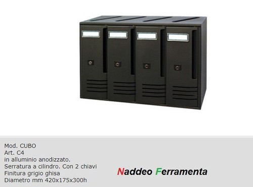 Cassette postali alubox cubo - alubox,
