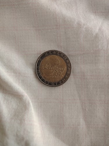 Moneta euro slovenia - moneta, 2