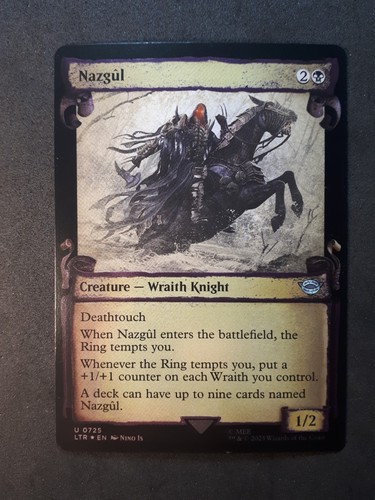 Nazgul 725 silver scroll - silver, foil