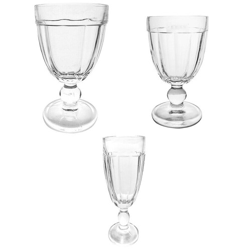 Calice vetro per acqua vino - calice, in