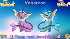 ⭐Vaporeon lucido/non lucido