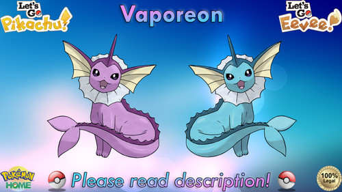 Vaporeon lucido non - ⭐vaporeon, lucido/non