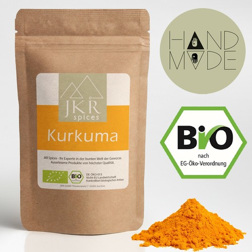 Curcuma bio macinata - 500, g