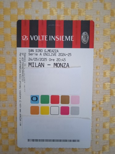 Milan monza 05 2025 pass - milan,