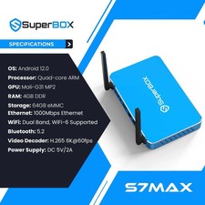 Nuovo superbox s7 max - nuovo,