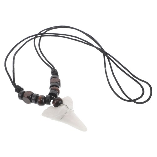 Collana con denti squalo - con, di
