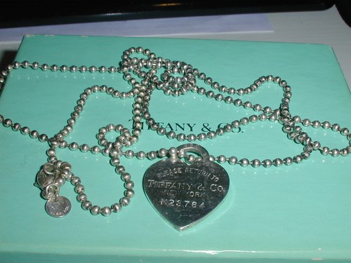 Collana targhetta cuore catena - collana,
