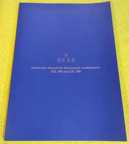 Quad esl 988 989 - 989, original