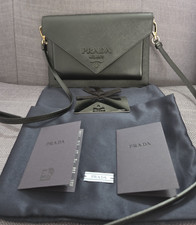 Borsa a tracolla Prada nera