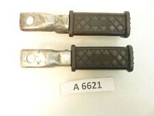 Coppia pedaline pedane poggiapiedi universali posteriori moto epoca Honda Kaw...