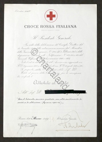 Croce rossa italiana - rossa,
