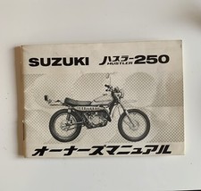 Suzuki Ts250J Savage Manuale