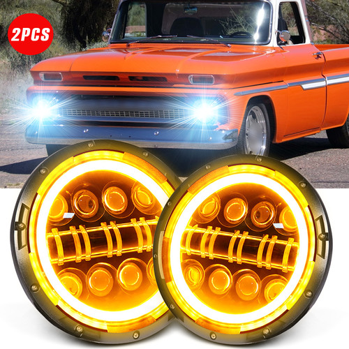 Fari led tondi dot fascio - led,