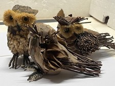 set di 3 sculture artigianali