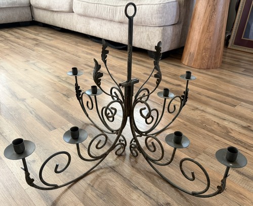 Candelabro vintage ferro - candelabro, in